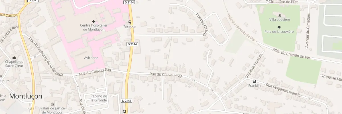 Plan du 53 Rue du Chevau-Fug à Montluçon