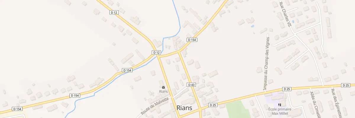 Plan du 7 Rue des Granges à Rians