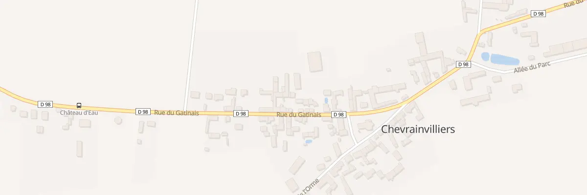 Plan du 25 Rue du Gatinais à Chevrainvilliers