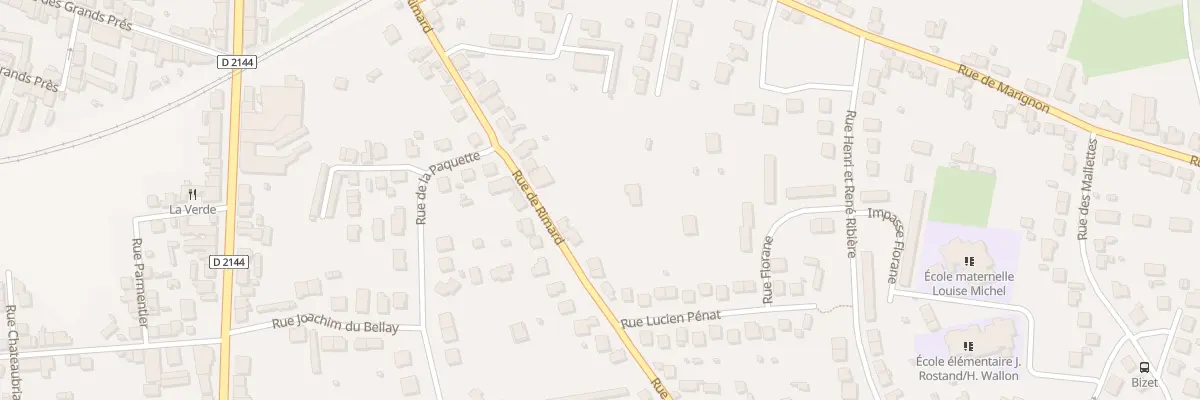 Plan du 45 Rue de Rimard à Montluçon