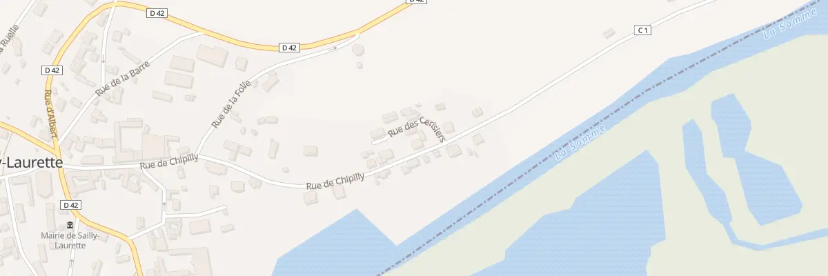 Plan du 26 Rue de Chipilly à Sailly-Laurette