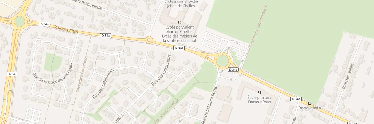 Plan du 5 All des Pâtres à Chelles