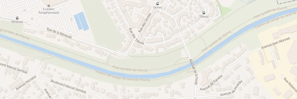 Plan du 192 Rue des Tilleuls à Villeparisis