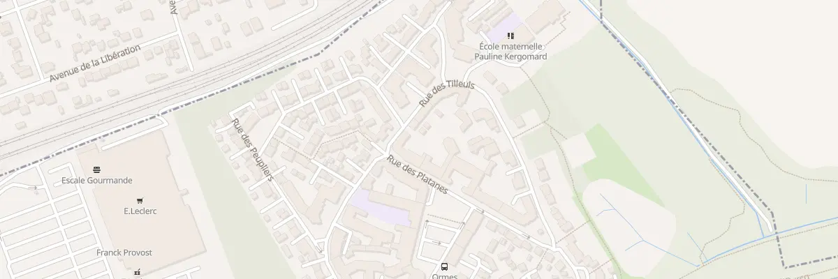 Plan du 59 Rue des Tilleuls à Villeparisis