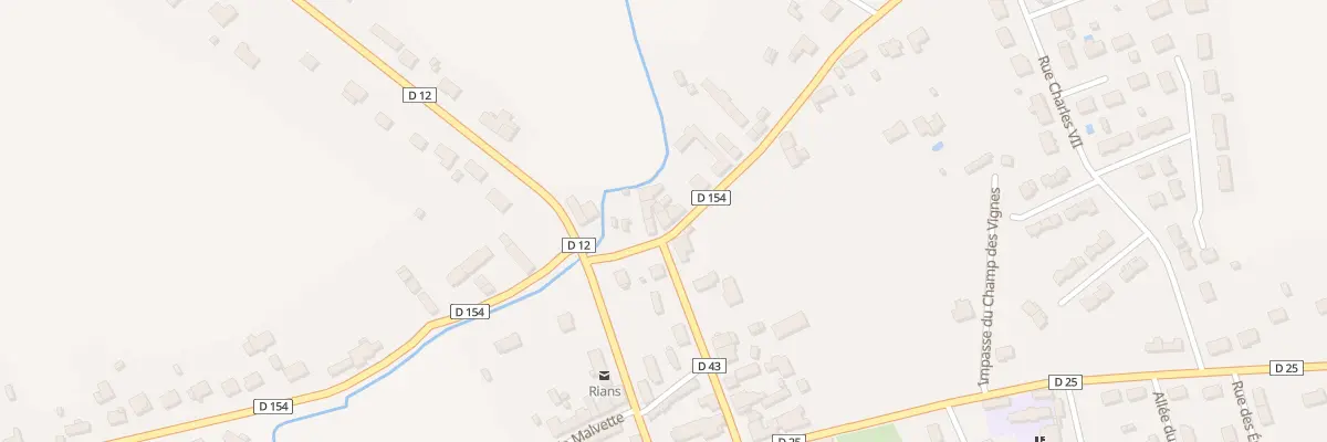 Plan du 7 Rte de St Ceols à Rians
