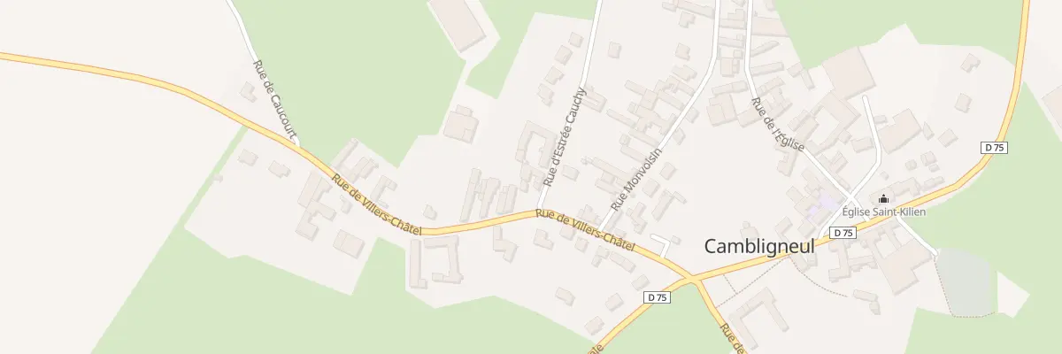 Plan du 30 La Plaine d’Estrée à Cambligneul