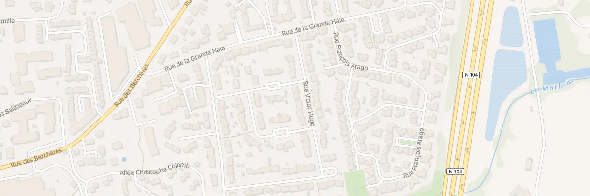 Plan du 10 Rue Victor Hugo à Pontault-Combault