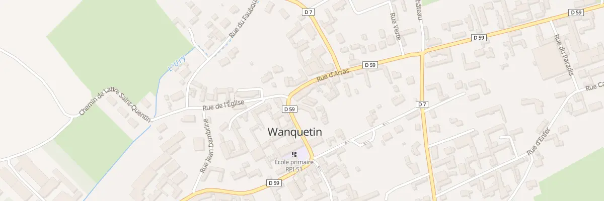 Plan du 8 Rue de la Mairie à Wanquetin
