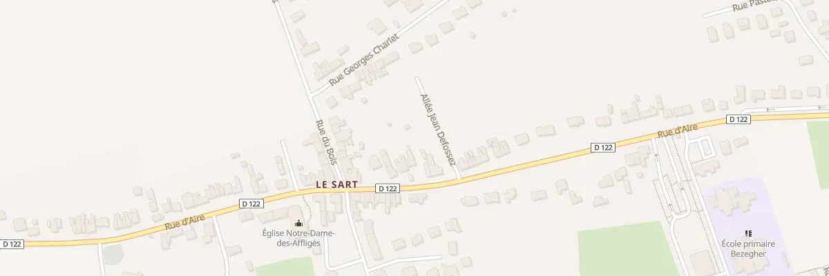 Plan du 162 Rue d’Aire à Merville