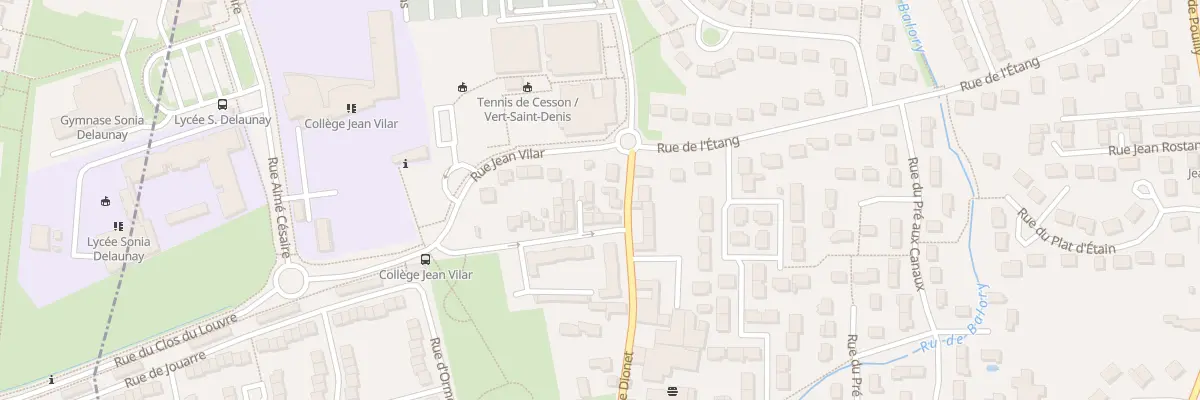 Plan du 4 Rue du Clos du Louvre à Vert-Saint-Denis