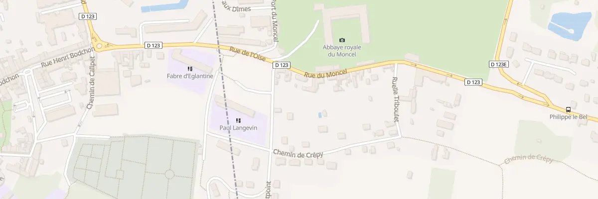 Plan du 40 Rue du Moncel à Pontpoint