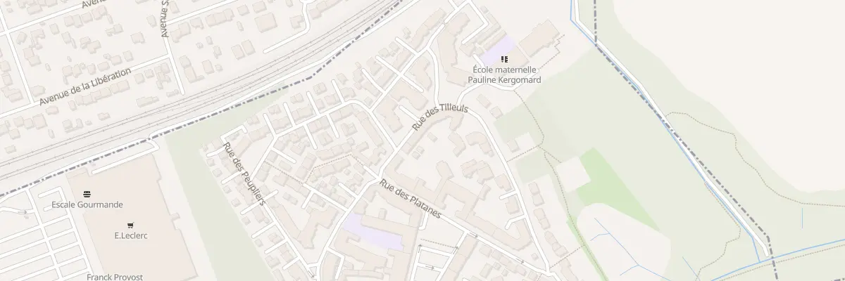 Plan du 49 Rue des Tilleuls à Villeparisis