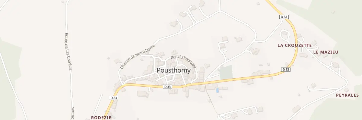 Plan du 5146 Pousthomy à Pousthomy