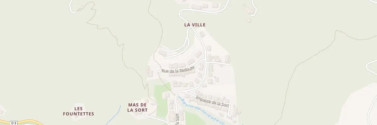 Plan du 8 Rue de la Redoute à Saint-Laurent-de-Cerdans