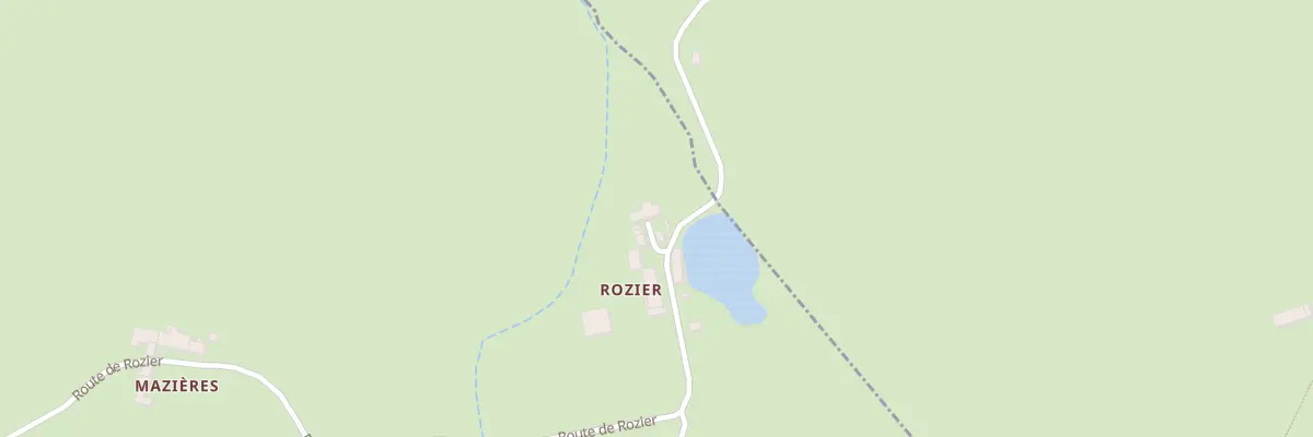 Plan du 5112 Rozier à Charensat