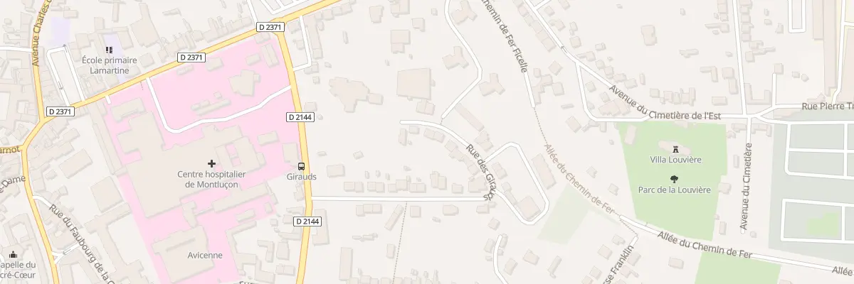 Plan du 41 Rue des Girauds à Montluçon