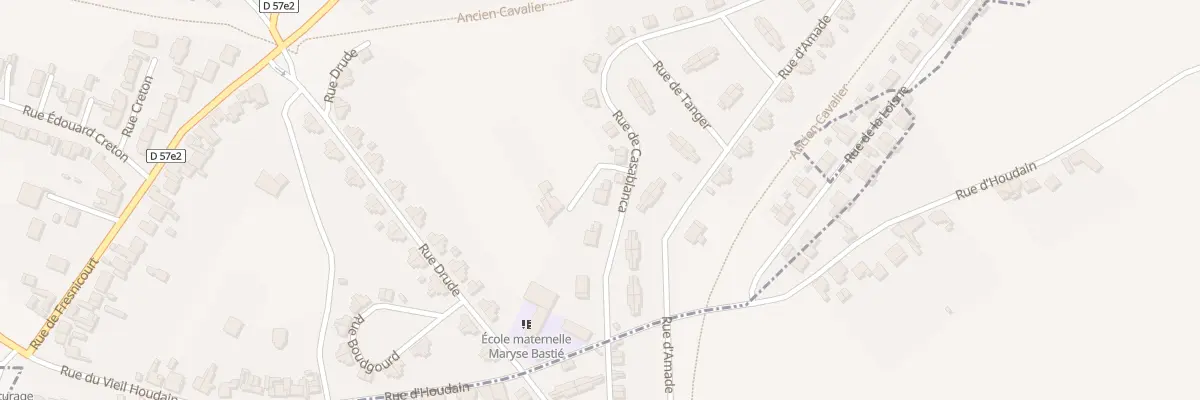 Plan du 3 Rue de Casablanca à Barlin
