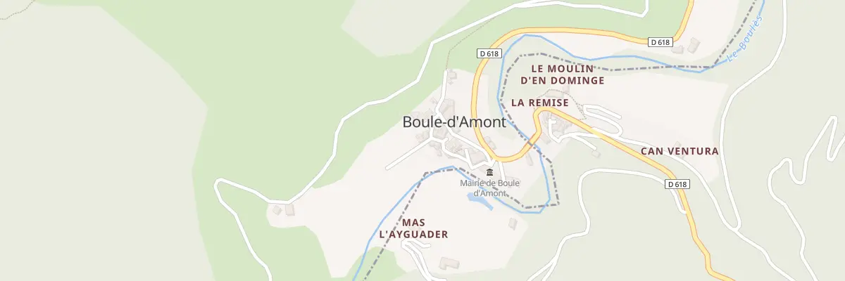 Plan du 59 Le Village à Boule-d’Amont