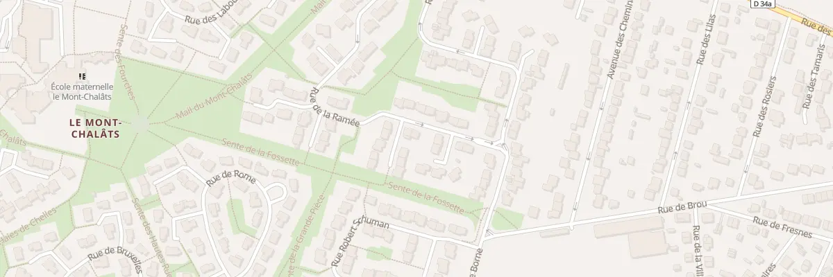 Plan du 7 Rue de la Ramée à Chelles