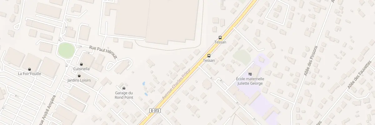 Plan du 14 Av P Vaillant Couturier à Dammarie-les-Lys