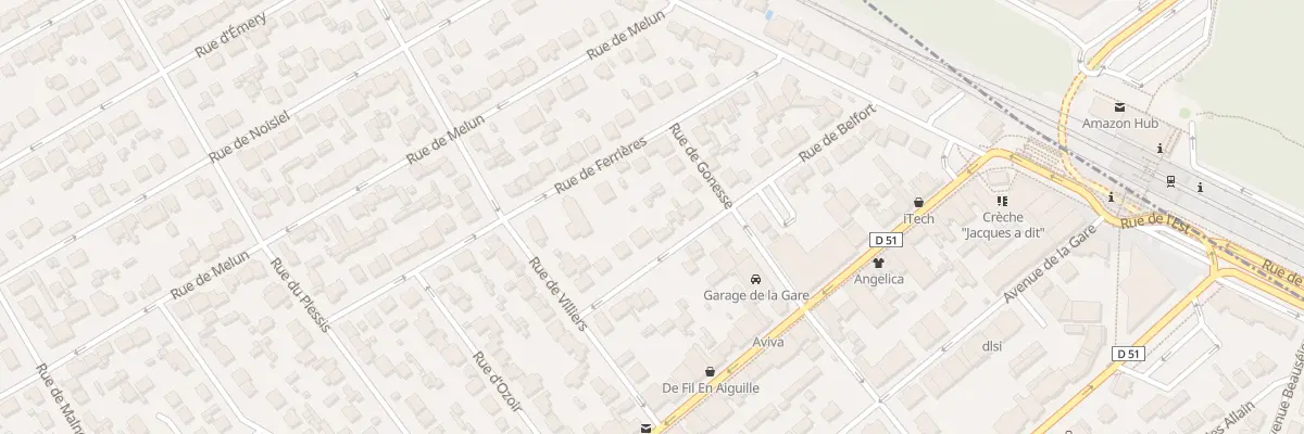 Plan du 26 Rue de Belfort à Pontault-Combault