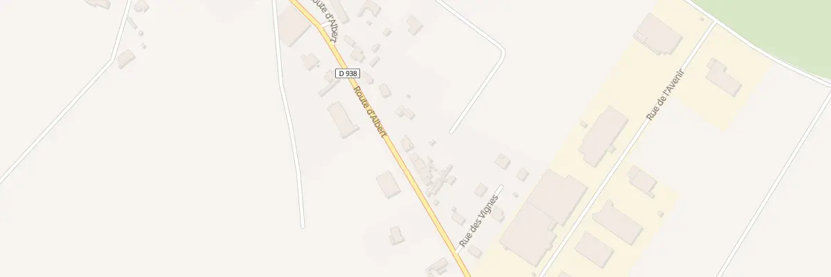 Plan du 231 Rte d’Albert à Bouzincourt