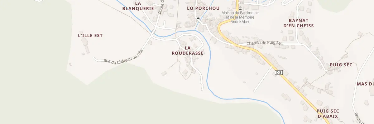 Plan du 20 La Rouderasse à Saint-Laurent-de-Cerdans