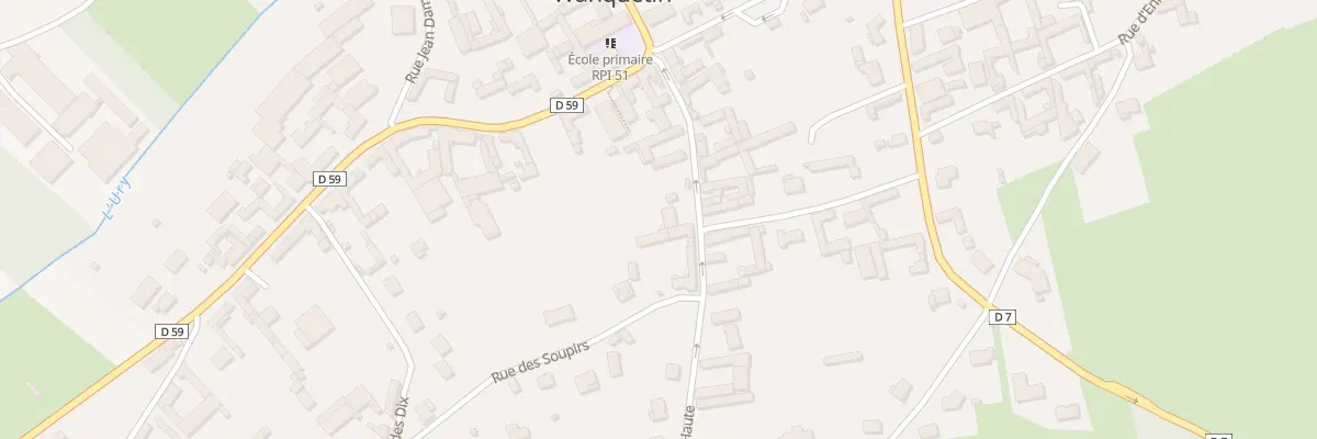 Plan du 3B Rue Haute à Wanquetin