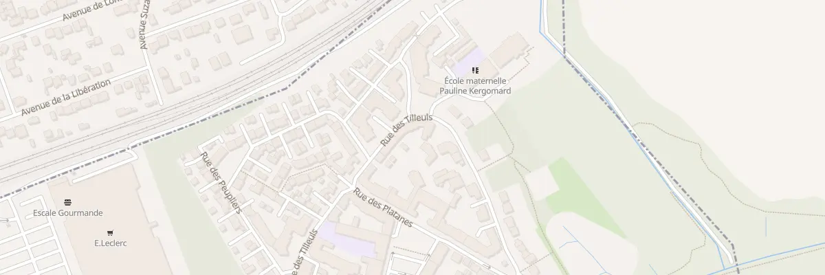 Plan du 39 Rue des Tilleuls à Villeparisis