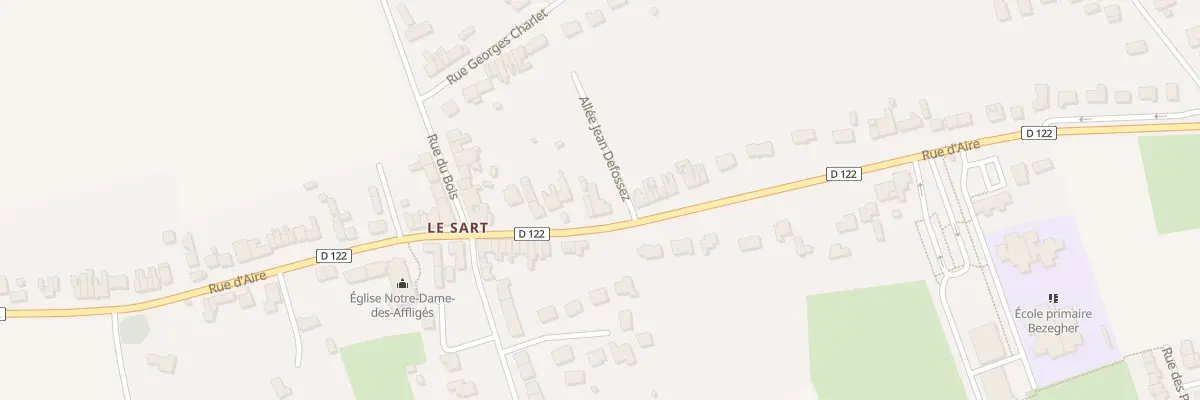 Plan du 160 Rue d’Aire à Merville