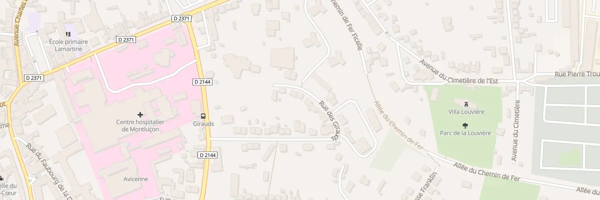 Plan du 39 Rue des Girauds à Montluçon