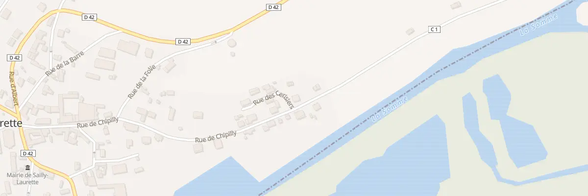 Plan du 28 Rue de Chipilly à Sailly-Laurette