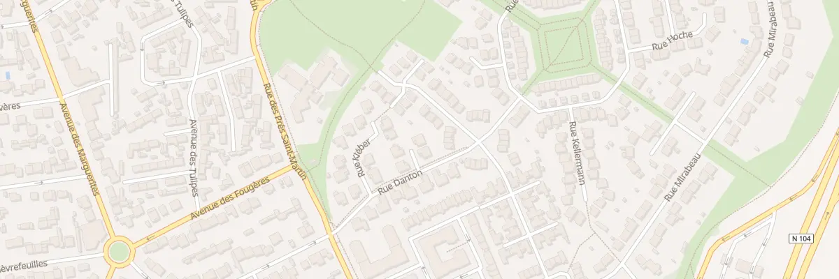 Plan du 9 Rue Danton à Pontault-Combault