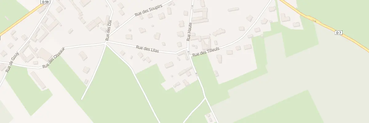 Plan du 1 Rue des Lilas à Wanquetin
