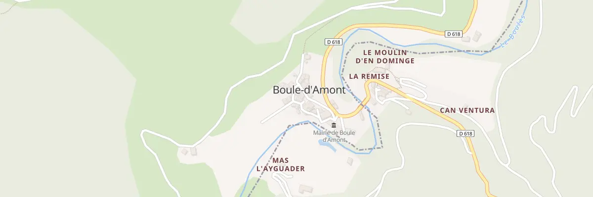 Plan du 23 Le Village à Boule-d’Amont