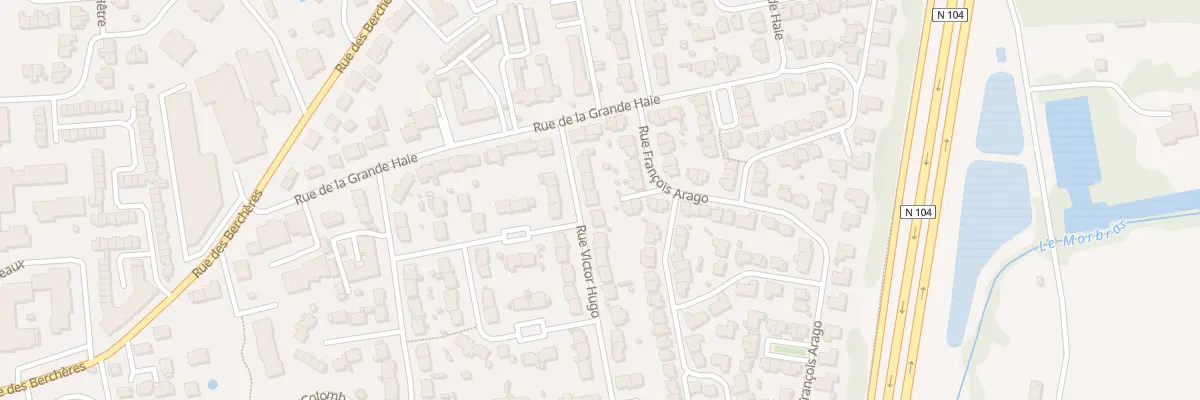 Plan du 5 Rue Victor Hugo à Pontault-Combault