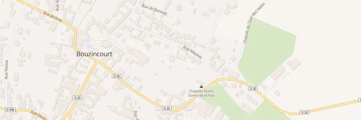 Plan du 160 Rue Mayeux à Bouzincourt