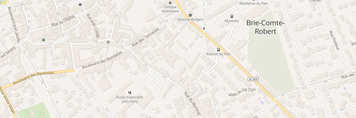 Plan du 11 Rue des Tanneries à Brie-Comte-Robert