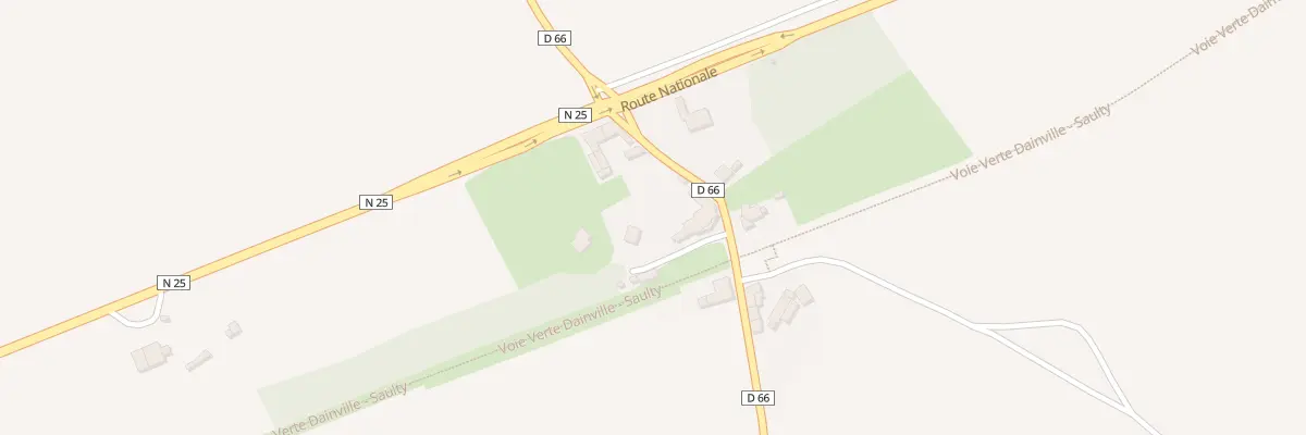 Plan du 2 Rue Chemin de la Halte à Bailleulval