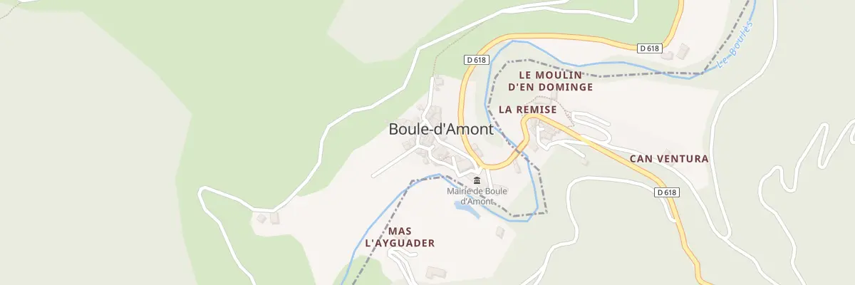Plan du 24 Le Village à Boule-d’Amont
