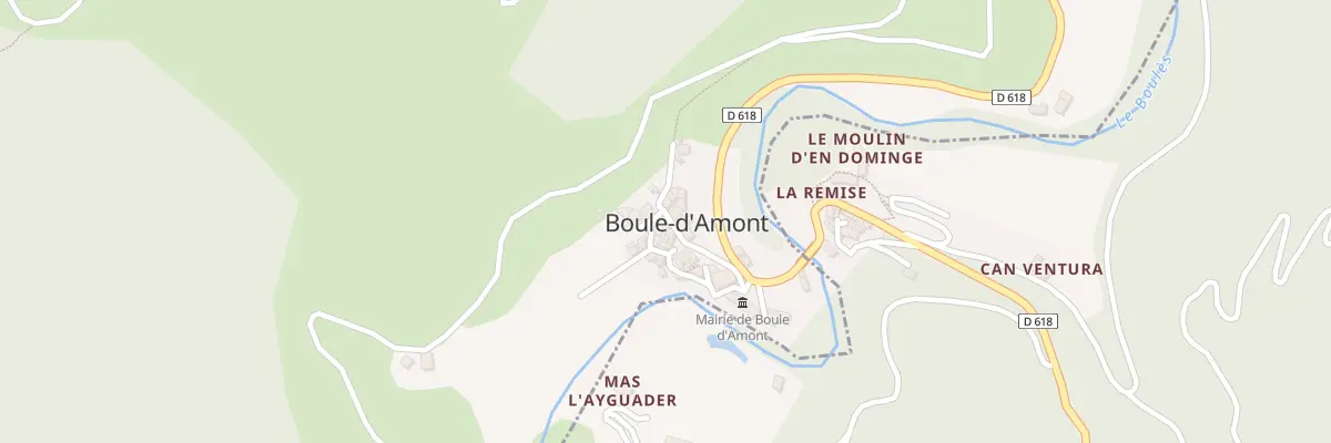 Plan du 13 Le Village à Boule-d’Amont