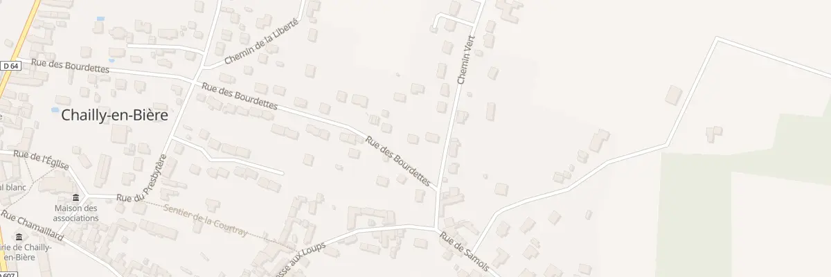Plan du 23 Rue des Bourdettes à Chailly-en-Bière