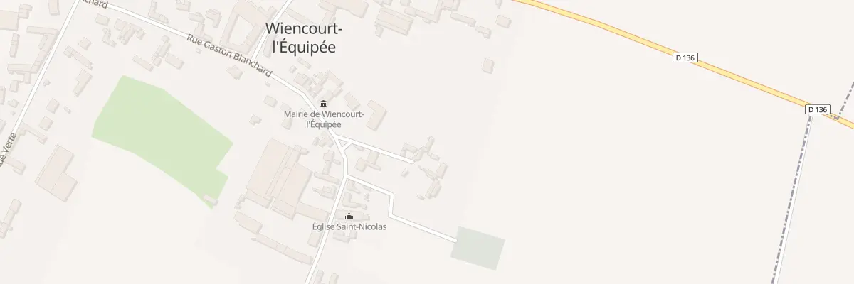 Plan du 1 Rle Michel Tiesse à Wiencourt-l’Équipée