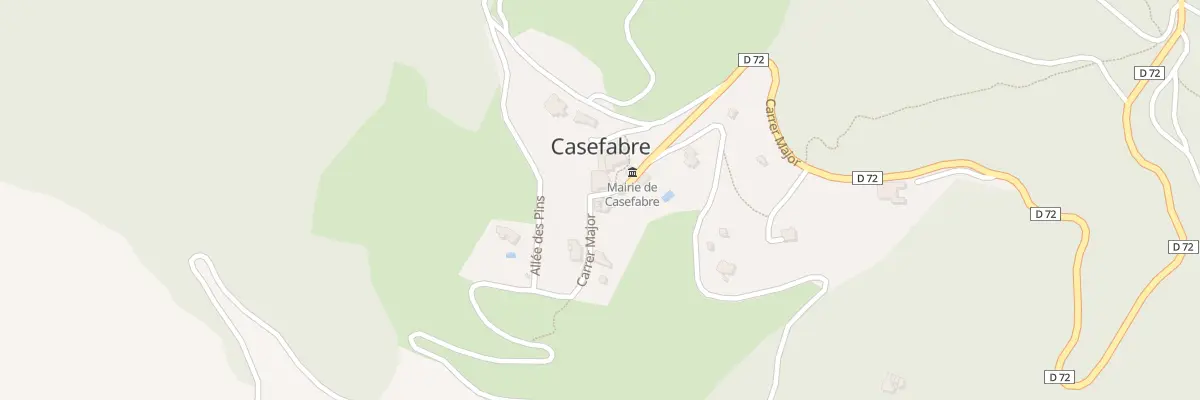 Plan du 6 Cae Major à Casefabre
