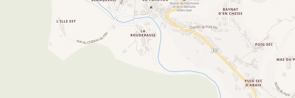 Plan du 22 La Rouderasse à Saint-Laurent-de-Cerdans