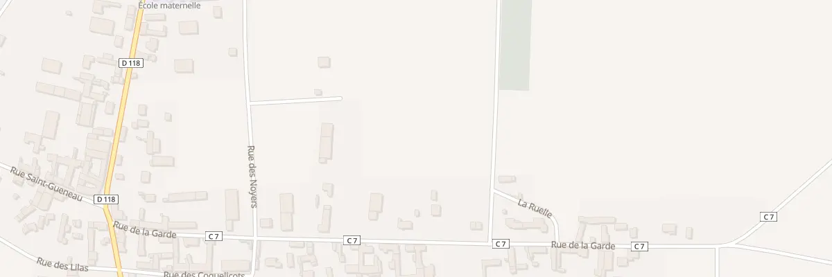 Plan du 21 Rue de la Garde à Mondreville