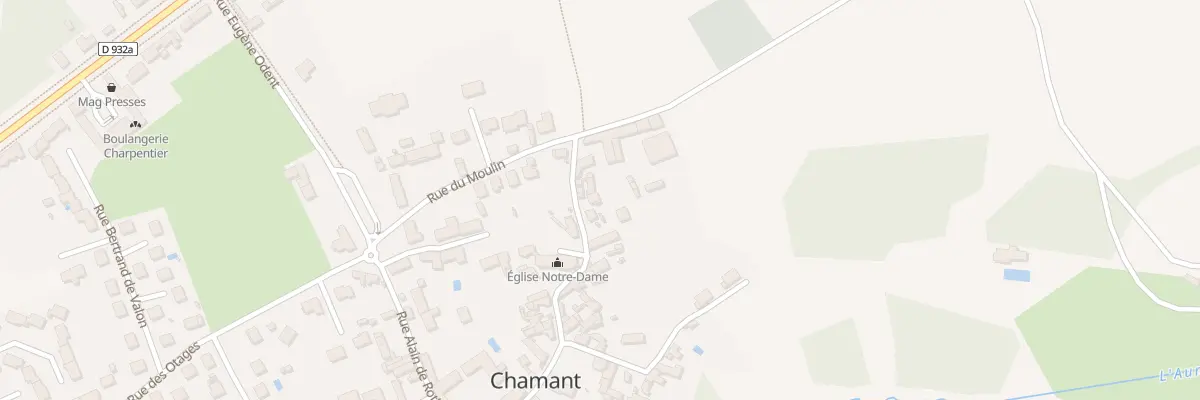 Plan du 22 Rue de la Baronne Leonino à Chamant