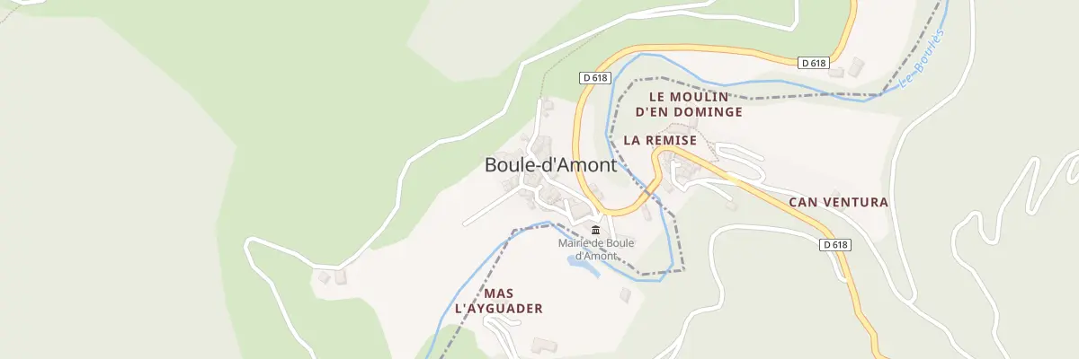 Plan du 11 Le Village à Boule-d’Amont