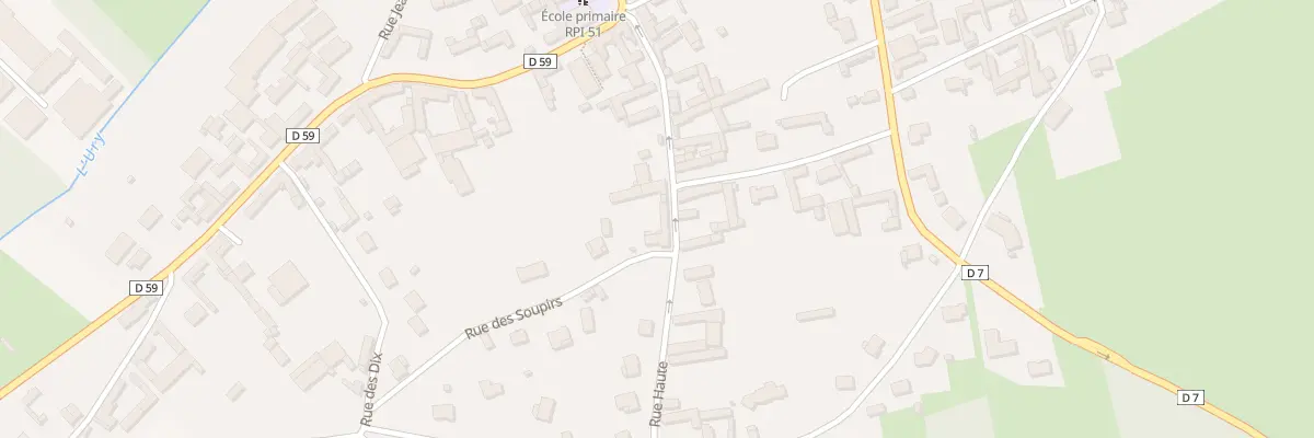 Plan du 5 Rue Haute à Wanquetin