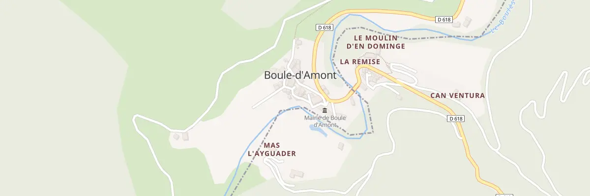 Plan du 58 Le Village à Boule-d’Amont
